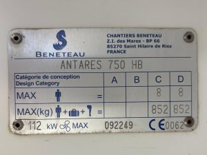 BENETEAU ANTARES 750 HB - BATEAU MOTEUR OCCASION - MARINE COURTAGE (27)