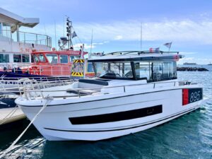 JEANNEAU MERRY FISHER 895 SPORT OFFSHORE - BATEAU MOTEUR OCCASION MARINE COURTAGE (14).2