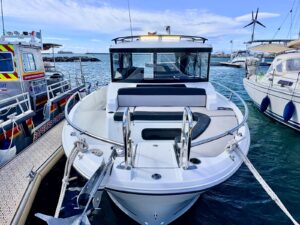 JEANNEAU MERRY FISHER 895 SPORT OFFSHORE - BATEAU MOTEUR OCCASION MARINE COURTAGE (16)
