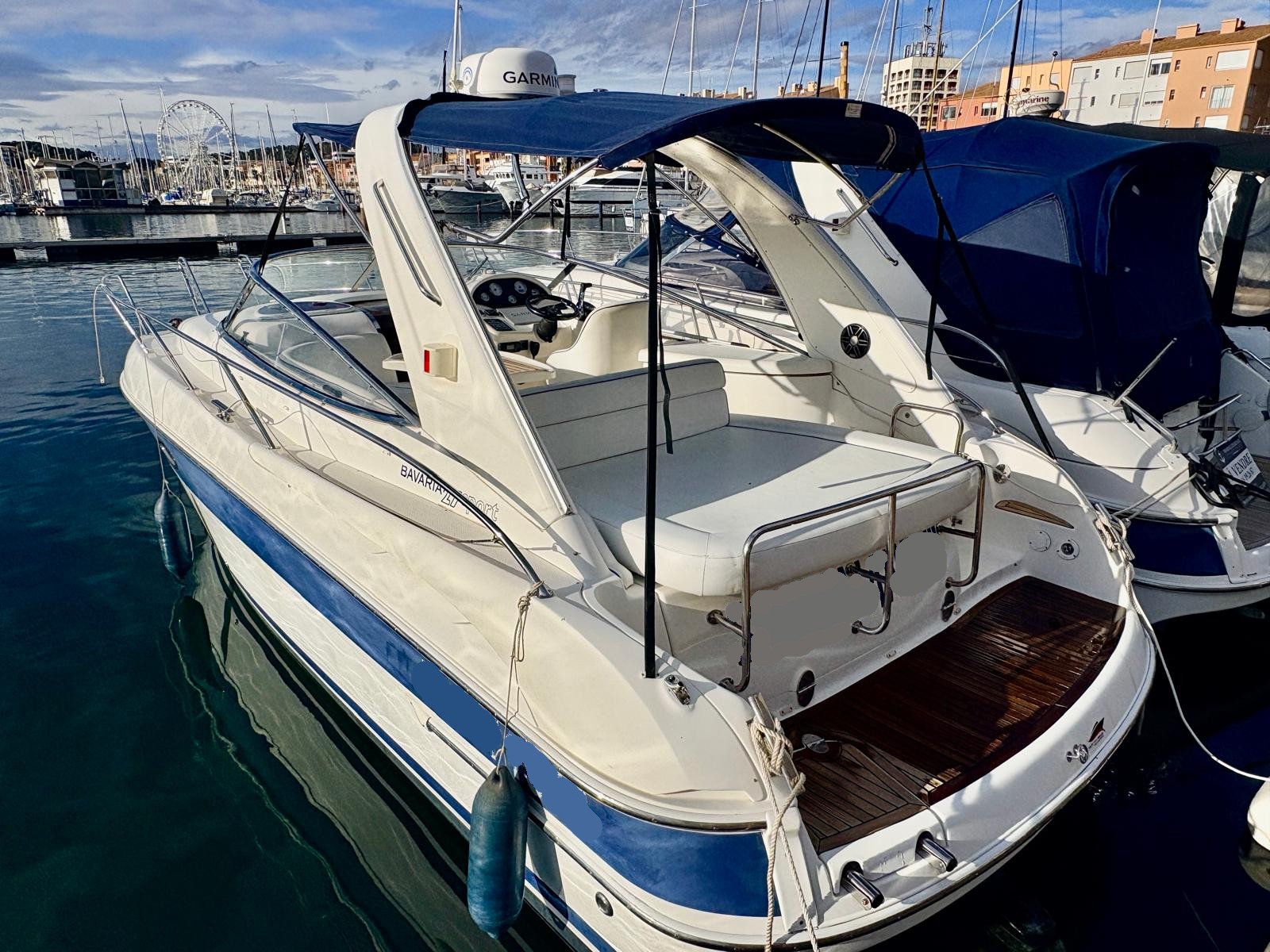BAVARIA 27 SPORT - BATEAU MOTEUR OCCASION MARINE COURTAGE (4).2