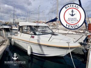BENETEAU ANTARES 7.80 - BATEAU MOTEUR OCCASION VENDU MARINE COURTAGE