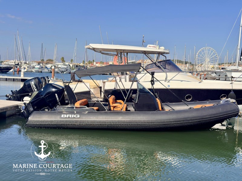 Brig Eagle 6.7 8 Brig Eagle 6.7 Marine Courtage - semi-rigide d'occasion – Herault