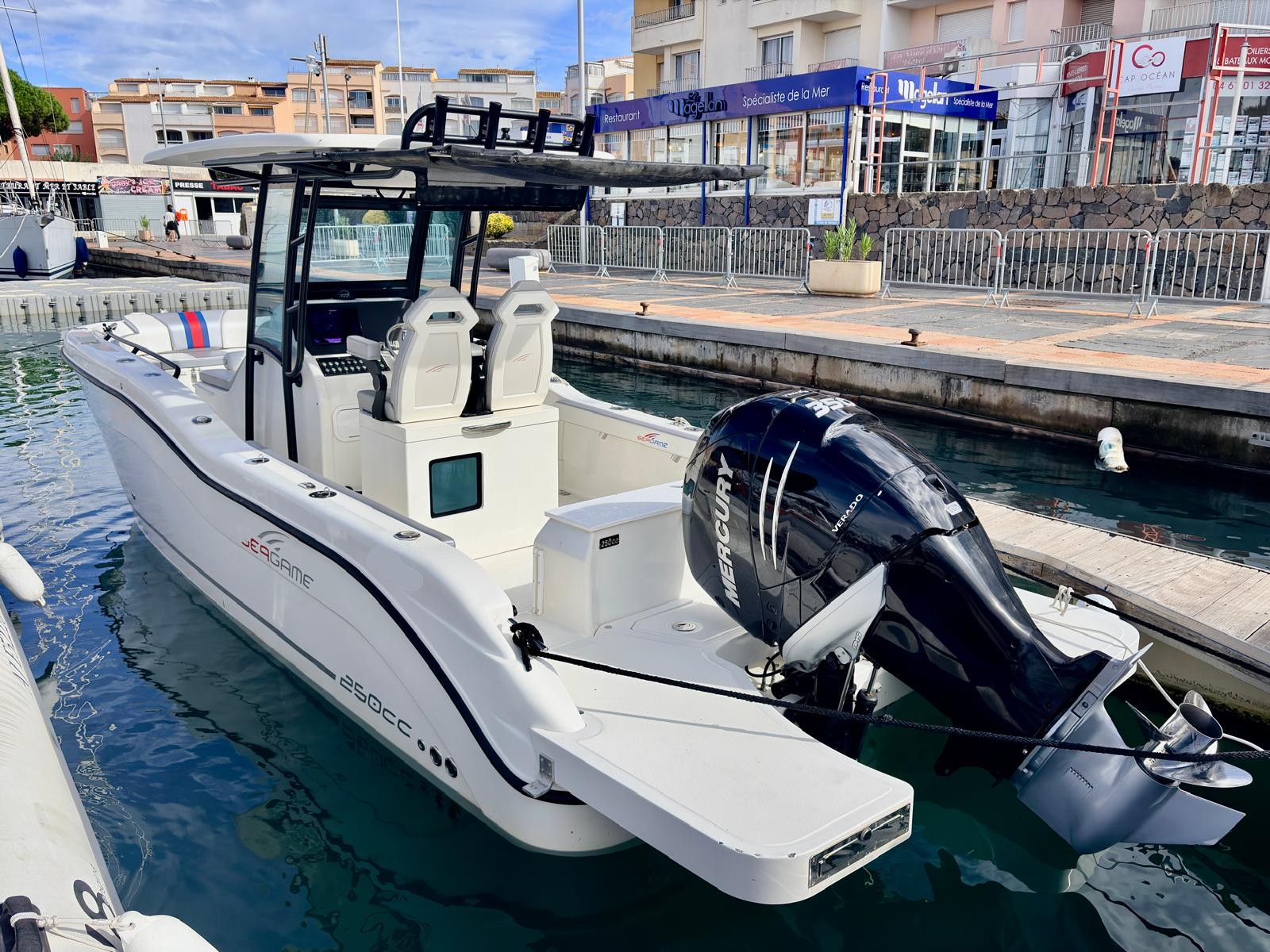 SEAGAME SPORT FISHERMAN 250 CC - BATEAU MOTEUR OCCASION MARINE COURTAGE (21).2