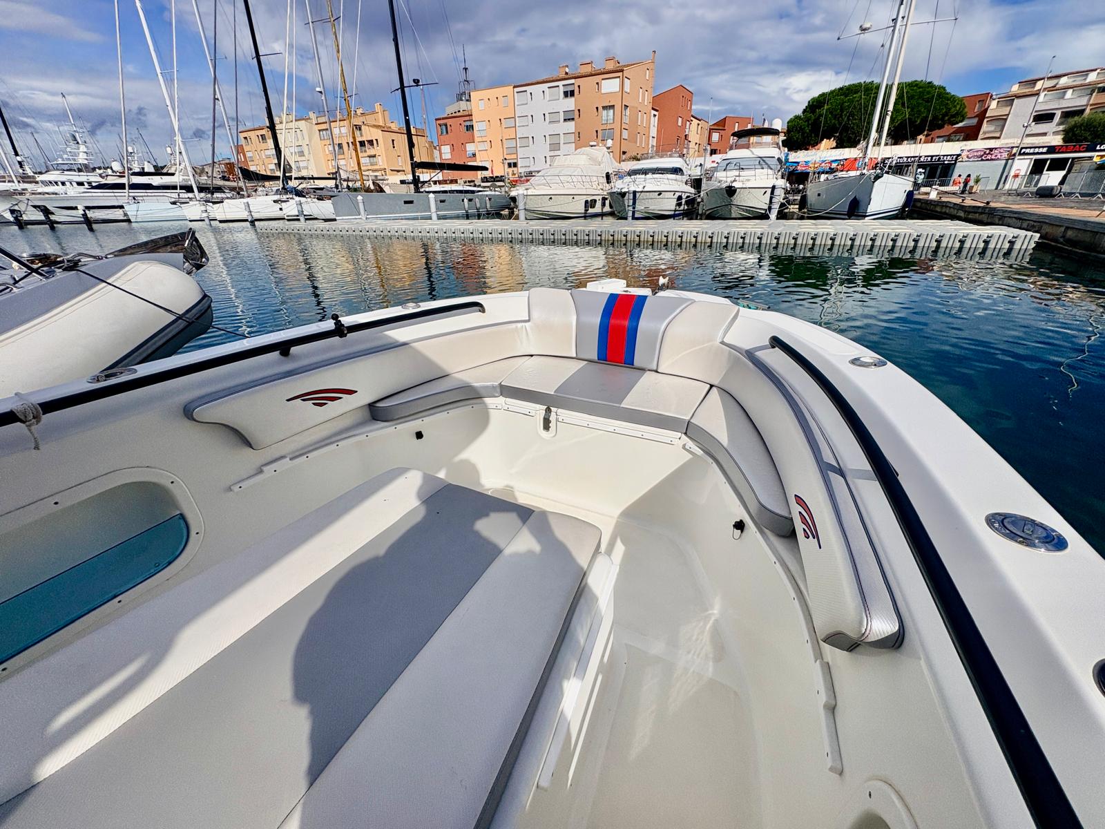 SEAGAME SPORT FISHERMAN 250 CC - BATEAU MOTEUR OCCASION MARINE COURTAGE (8)