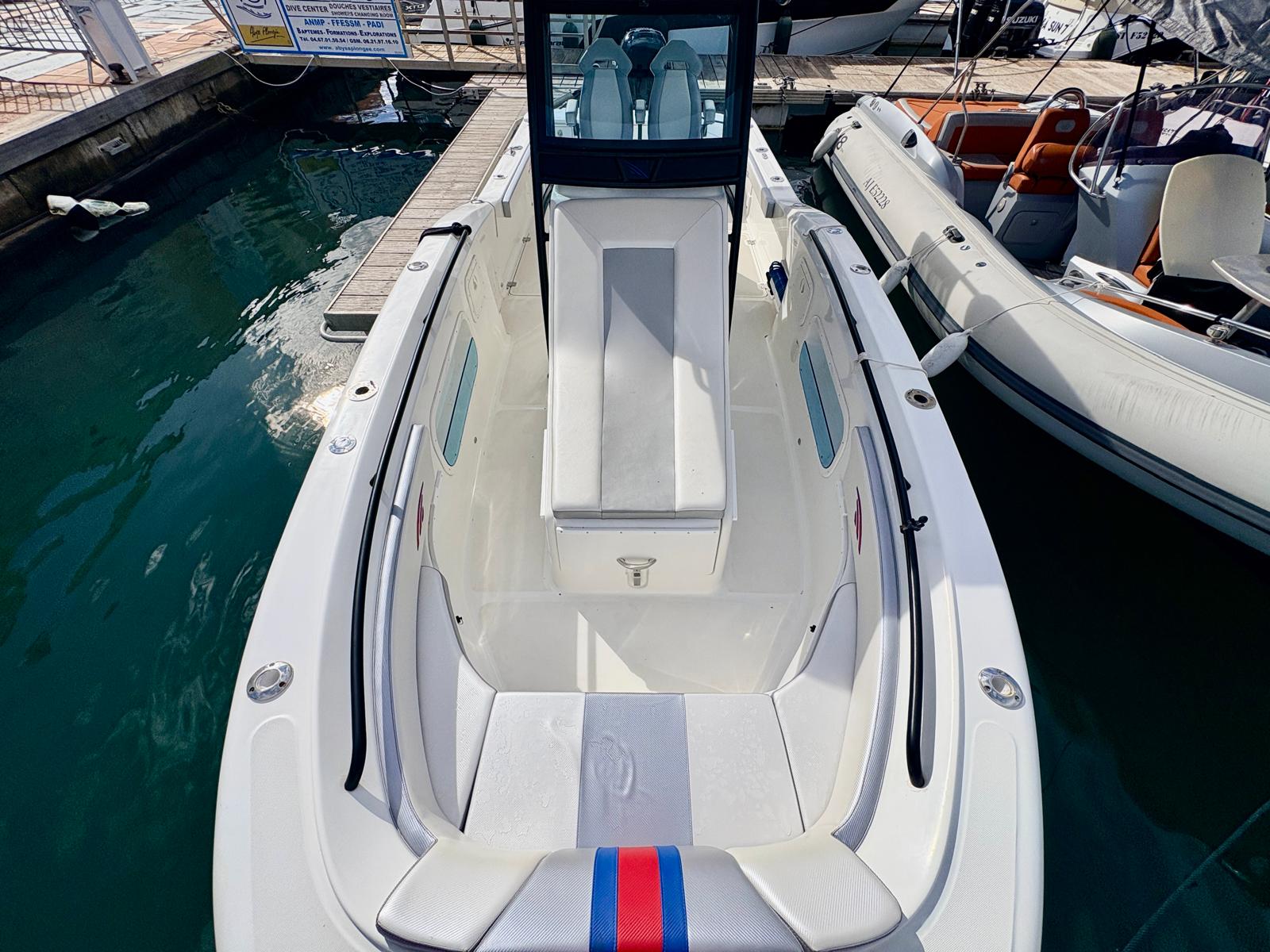 SEAGAME SPORT FISHERMAN 250 CC - BATEAU MOTEUR OCCASION MARINE COURTAGE (9)