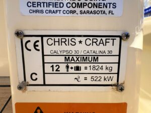 CHRIS CRAFT CL30 CATALINA - BATEAU MOTEUR OCCASION MARINE COURTAGE (25)