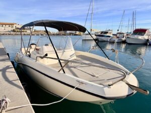 QUICKSILVER ACTIV 605 SUNDECK - BATEAU MOTEUR OCCASION MARINE COURTAGE (10)