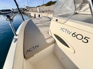 QUICKSILVER ACTIV 605 SUNDECK - BATEAU MOTEUR OCCASION MARINE COURTAGE (9)