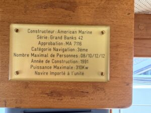 GRAND BANKS 42 CLASSIC - TRAWLER OCCASION - MARINE COURTAGE (22)