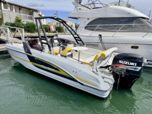 BENETEAU FLYER 6 SPORT DECK - BATEAU MOTEUR OCCASION MARINE COURTAGE (12).2