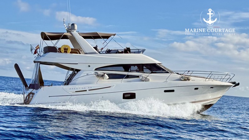 Jeanneau Prestige 50 Fly Marine Courtage - bateau d'occasion – Herault. Spécialiste du bateau d'occasion