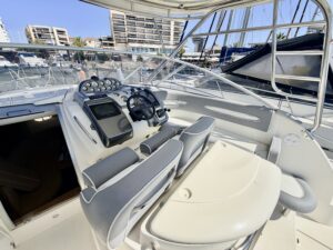 CRANCHI ZAFFIRO 32 - BATEAU MOTEUR OCCASION MARINE COURTAGE (36)