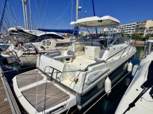 CRANCHI ZAFFIRO 32 - BATEAU MOTEUR OCCASION MARINE COURTAGE (50)