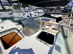 JEANNEAU LEADER 805 - BATEAU MOTEUR OCCASION MARINE COURTAGE (24)