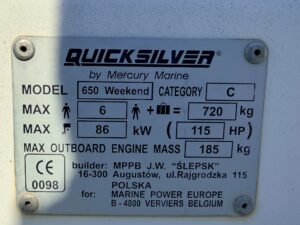 QUICKSILVER 60 WEEKEND - BATEAU MOTEUR OCCASION MARINE COURTAGE (11)